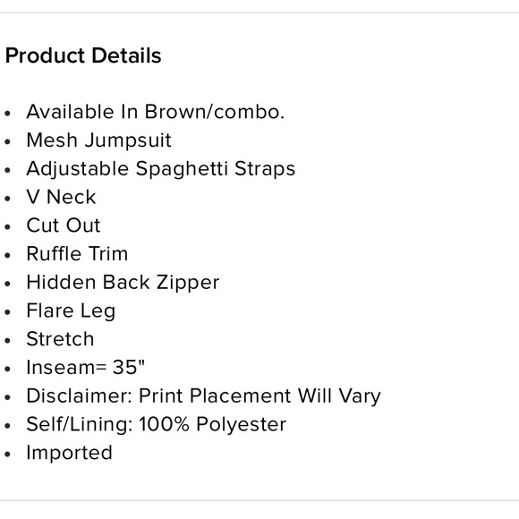 Fashionnova Mesh Ruffle Jumpsuit - Picture 6 of 6